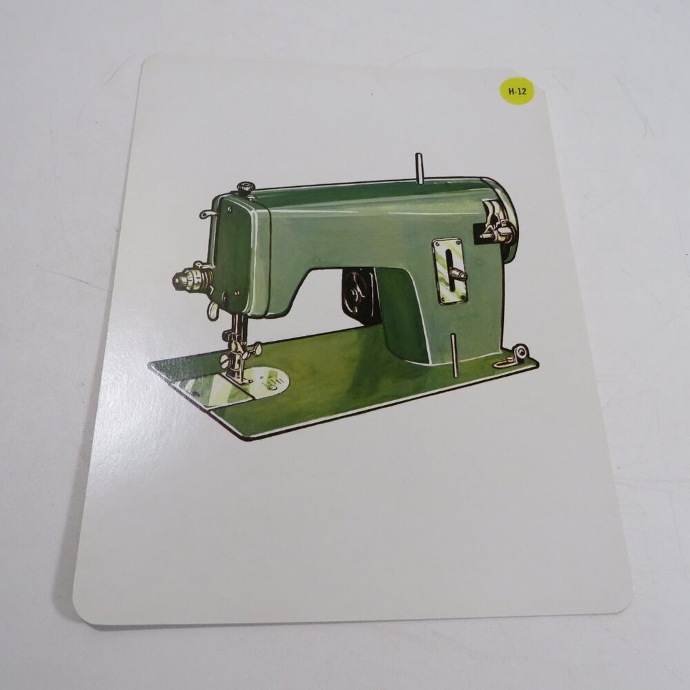 Peabody 60s Sewing Machine (1) card Vintage Artwork